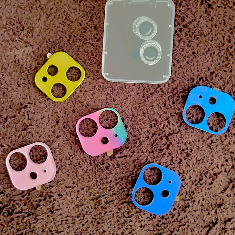 Camera & lens covers for iPhone 11